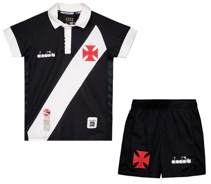 Kit infantil oficial Diadora Vasco da Gama 2019 I jogador